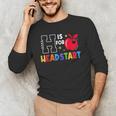 H Is For Head Start Teacher First Day Of School Tee Men's Long Sleeve T-Shirt, novelty gifts, funny gifts H Is For Head Start Teacher First Day Of School Tee Men's Long Sleeve T-Shirt, novelty gifts, funny gifts