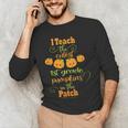 Halloween Cutest Pumpkins First Grade Teacher Men's Long Sleeve T-Shirt, novelty gifts, funny gifts Halloween Cutest Pumpkins First Grade Teacher Men's Long Sleeve T-Shirt, novelty gifts, funny gifts