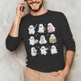 Halloween Ghost Speech Therapy SLP Fall Teacher Tee Men's Long Sleeve T-Shirt, novelty gifts, funny gifts Halloween Ghost Speech Therapy SLP Fall Teacher Tee Men's Long Sleeve T-Shirt, novelty gifts, funny gifts