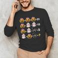 Halloween Math Teacher Men Women Order Of Operations Men's Long Sleeve T-Shirt, novelty gifts, funny gifts