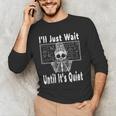 Halloween Teacher Math I'Ll Just Wait Until It's Quiet Men's Long Sleeve T-Shirt, novelty gifts, funny gifts Halloween Teacher Math I'Ll Just Wait Until It's Quiet Men's Long Sleeve T-Shirt, novelty gifts, funny gifts