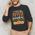 Halloween Teacher I Teach The Cutest Pumpkins In The Patch Men's Long Sleeve T-Shirt, novelty gifts, funny gifts Halloween Teacher I Teach The Cutest Pumpkins In The Patch Men's Long Sleeve T-Shirt, novelty gifts, funny gifts
