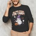 Halloween Teacher Trade Students For Candy Costume Women Men's Long Sleeve T-Shirt, novelty gifts, funny gifts Halloween Teacher Trade Students For Candy Costume Women Men's Long Sleeve T-Shirt, novelty gifts, funny gifts