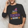 Halloween Teachers This Is My Tired Teacher Costume Men's Long Sleeve T-Shirt, novelty gifts, funny gifts Halloween Teachers This Is My Tired Teacher Costume Men's Long Sleeve T-Shirt, novelty gifts, funny gifts