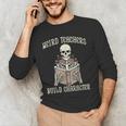 Halloween Weird Teachers Build Character Costume Men Women Men's Long Sleeve T-Shirt, novelty gifts, funny gifts Halloween Weird Teachers Build Character Costume Men Women Men's Long Sleeve T-Shirt, novelty gifts, funny gifts