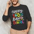 Happy 100th Day Of School 100 Days Of School Teacher Student Men's Long Sleeve T-Shirt, novelty gifts, funny gifts Happy 100th Day Of School 100 Days Of School Teacher Student Men's Long Sleeve T-Shirt, novelty gifts, funny gifts
