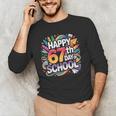 Happy 67 Days Of School Meme 100 Day Of School Teacher 6 7 Men's Long Sleeve T-Shirt, novelty gifts, funny gifts