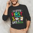 Happy First Day Of School Teacher Back To School Student Men's Long Sleeve T-Shirt, novelty gifts, funny gifts
