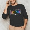 Happy Fri-Yay Fri Yay Teacher Student Friday Weekend Men's Long Sleeve T-Shirt, novelty gifts, funny gifts Happy Fri-Yay Fri Yay Teacher Student Friday Weekend Men's Long Sleeve T-Shirt, novelty gifts, funny gifts