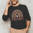 Happy Fri-Yay Friday Lovers Fun Teacher Leopard Rainbow Men Women Girls Kids Men's Long Sleeve T-Shirt, novelty gifts, funny gifts Happy Fri-Yay Friday Lovers Fun Teacher Leopard Rainbow Men Women Girls Kids Men's Long Sleeve T-Shirt, novelty gifts, funny gifts