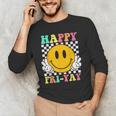 Happy Fri-Yay Teacher Friday Weekend School Men's Long Sleeve T-Shirt, novelty gifts, funny gifts