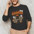 Haunted By 6-7 Halloween Math Teacher Joke Men's Long Sleeve T-Shirt, novelty gifts, funny gifts Haunted By 6-7 Halloween Math Teacher Joke Men's Long Sleeve T-Shirt, novelty gifts, funny gifts