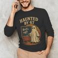 Haunted By 67 Ghost Math Joke Student Halloween Nerd Teacher Men's Long Sleeve T-Shirt, novelty gifts, funny gifts Haunted By 67 Ghost Math Joke Student Halloween Nerd Teacher Men's Long Sleeve T-Shirt, novelty gifts, funny gifts