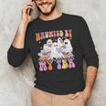 Haunted By My TBR Cute Ghosts Book Reading Teacher Halloween Men's Long Sleeve T-Shirt, novelty gifts, funny gifts Haunted By My TBR Cute Ghosts Book Reading Teacher Halloween Men's Long Sleeve T-Shirt, novelty gifts, funny gifts