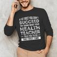 Health Teacher Tshirt Appreciation For Men Women Men's Long Sleeve T-Shirt, novelty gifts, funny gifts Health Teacher Tshirt Appreciation For Men Women Men's Long Sleeve T-Shirt, novelty gifts, funny gifts