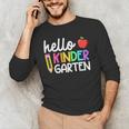 Hello Kindergarten Team Kinder Back To School Teacher Kids Men's Long Sleeve T-Shirt, novelty gifts, funny gifts Hello Kindergarten Team Kinder Back To School Teacher Kids Men's Long Sleeve T-Shirt, novelty gifts, funny gifts