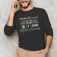 Helping Little Minds Grow One Phoneme At A Time Teacher Men's Long Sleeve T-Shirt, novelty gifts, funny gifts