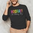 Hooray It's Library Day Teacher Reader Books Back To School Men's Long Sleeve T-Shirt, novelty gifts, funny gifts Hooray It's Library Day Teacher Reader Books Back To School Men's Long Sleeve T-Shirt, novelty gifts, funny gifts