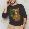 HUGvyn Halloween Skeleton Six Seven 67 Meme PEMDAS Teacher Men's Long Sleeve T-Shirt, novelty gifts, funny gifts HUGvyn Halloween Skeleton Six Seven 67 Meme PEMDAS Teacher Men's Long Sleeve T-Shirt, novelty gifts, funny gifts