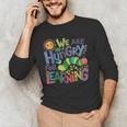 We Are Hungry For Learning Teacher Life Back To School Men's Long Sleeve T-Shirt, novelty gifts, funny gifts We Are Hungry For Learning Teacher Life Back To School Men's Long Sleeve T-Shirt, novelty gifts, funny gifts