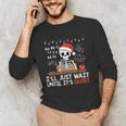 I'Ll Just Wait Until It's Quiet Skeleton Teacher Christmas Men's Long Sleeve T-Shirt, novelty gifts, funny gifts I'Ll Just Wait Until It's Quiet Skeleton Teacher Christmas Men's Long Sleeve T-Shirt, novelty gifts, funny gifts