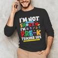 I'm Not Short I'm Pre-K Teacher Size Back To School Teacher Men's Long Sleeve T-Shirt, novelty gifts, funny gifts I'm Not Short I'm Pre-K Teacher Size Back To School Teacher Men's Long Sleeve T-Shirt, novelty gifts, funny gifts