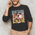 Infant Teacher Boo Crew Ghost Groovy Halloween For Women Men's Long Sleeve T-Shirt, novelty gifts, funny gifts Infant Teacher Boo Crew Ghost Groovy Halloween For Women Men's Long Sleeve T-Shirt, novelty gifts, funny gifts