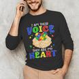 I Am Their Voice They Are My Heart Autism Awareness Teacher Men's Long Sleeve T-Shirt, novelty gifts, funny gifts