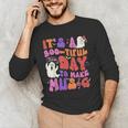 It's a Bootiful Day To Make Music Halloween Music Teacher Men's Long Sleeve T-Shirt, novelty gifts, funny gifts