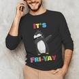 It's Fri-Yay Dabbing Penguin Friday Weekend Teacher Student Men's Long Sleeve T-Shirt, novelty gifts, funny gifts It's Fri-Yay Dabbing Penguin Friday Weekend Teacher Student Men's Long Sleeve T-Shirt, novelty gifts, funny gifts