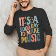 It's A Good Day To Make Music Musician Band Music Teacher Men's Long Sleeve T-Shirt, novelty gifts, funny gifts It's A Good Day To Make Music Musician Band Music Teacher Men's Long Sleeve T-Shirt, novelty gifts, funny gifts