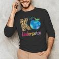 K Is For Kindergarten Teacher Tie Dye Back To School Kinder For Men Women Girls Kids Men's Long Sleeve T-Shirt, novelty gifts, funny gifts