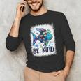 Be Kind Rainbow Fish Teacher Life Back To School Teaching Men Women Men's Long Sleeve T-Shirt, novelty gifts, funny gifts