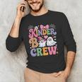 Kinder Boo Crew Kindergarten Teacher Student Halloween Men's Long Sleeve T-Shirt, novelty gifts, funny gifts