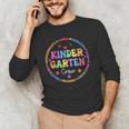 Kindergarten Crew Funy Back To School Teachers Kids Students Men's Long Sleeve T-Shirt, novelty gifts, funny gifts
