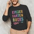 KINDERGARTEN ROCKS Teacher Crew Rock Star Kinder Team Men's Long Sleeve T-Shirt, novelty gifts, funny gifts KINDERGARTEN ROCKS Teacher Crew Rock Star Kinder Team Men's Long Sleeve T-Shirt, novelty gifts, funny gifts
