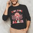 Kiss Your Brain Valentines Test Day Teacher Squad Kids Men's Long Sleeve T-Shirt, novelty gifts, funny gifts Kiss Your Brain Valentines Test Day Teacher Squad Kids Men's Long Sleeve T-Shirt, novelty gifts, funny gifts