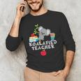 Koalafied Teacher Proud School Teacher Koala Cute T-Shirt Men's Long Sleeve T-Shirt, novelty gifts, funny gifts Koalafied Teacher Proud School Teacher Koala Cute T-Shirt Men's Long Sleeve T-Shirt, novelty gifts, funny gifts