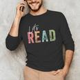Let's Read Book Nerd Reading Book Lover Librarian Teacher Men's Long Sleeve T-Shirt, novelty gifts, funny gifts Let's Read Book Nerd Reading Book Lover Librarian Teacher Men's Long Sleeve T-Shirt, novelty gifts, funny gifts