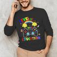 Level Up Your Education Gaming Inspired Teacher Gamers For Men Women Kids Men's Long Sleeve T-Shirt, novelty gifts, funny gifts