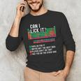 Can I Lick It Periodic Table Science Teacher Chemistry Men's Long Sleeve T-Shirt, novelty gifts, funny gifts Can I Lick It Periodic Table Science Teacher Chemistry Men's Long Sleeve T-Shirt, novelty gifts, funny gifts