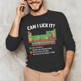 Can I Lick It Periodic Table Shirt Science Chemistry Teacher Men's Long Sleeve T-Shirt, novelty gifts, funny gifts Can I Lick It Periodic Table Shirt Science Chemistry Teacher Men's Long Sleeve T-Shirt, novelty gifts, funny gifts