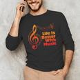 Life Is Better With Music Theory Musician Teacher Notes Clef Men's Long Sleeve T-Shirt, novelty gifts, funny gifts Life Is Better With Music Theory Musician Teacher Notes Clef Men's Long Sleeve T-Shirt, novelty gifts, funny gifts