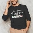 Life Happens Visuals Help Special Education Teacher Aide Men Women Men's Long Sleeve T-Shirt, novelty gifts, funny gifts Life Happens Visuals Help Special Education Teacher Aide Men Women Men's Long Sleeve T-Shirt, novelty gifts, funny gifts