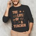 The Life Of A Teacher Back To School Women Men Men's Long Sleeve T-Shirt, novelty gifts, funny gifts The Life Of A Teacher Back To School Women Men Men's Long Sleeve T-Shirt, novelty gifts, funny gifts