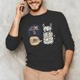 Llama Shirt English Teacher School Student ESL Joke Men's Long Sleeve T-Shirt, novelty gifts, funny gifts