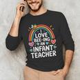 I Love Bee-Ing An Infant Teacher Toddler Teaching Men's Long Sleeve T-Shirt, novelty gifts, funny gifts