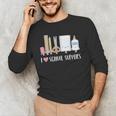I Love School Supplies Teacher Shirt Men's Long Sleeve T-Shirt, novelty gifts, funny gifts
