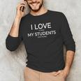 I Love It When My Students Stop Talking Highschool Teacher Men's Long Sleeve T-Shirt, novelty gifts, funny gifts I Love It When My Students Stop Talking Highschool Teacher Men's Long Sleeve T-Shirt, novelty gifts, funny gifts