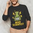 Mad Scientist Kids Youth Adult Science Teacher Chemistry Men's Long Sleeve T-Shirt, novelty gifts, funny gifts